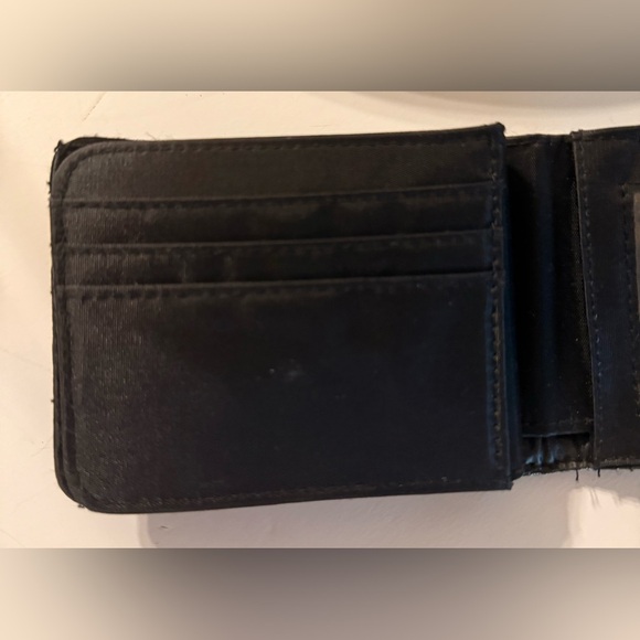 RGA Accessories Black Floral Wallet With Tan Front Buckle Wallet Snap Closure - Picture 4 of 12